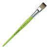 da Vinci Student Series 374 Fit for School and Hobby Paint Brush, Flat Elastic Synthetic with Green Matte Handle, Size 24 (374-24) view 2