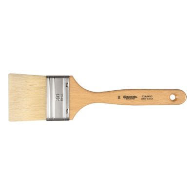 Escoda Clasico Series 2360 Artist Oil & Acrylic Paint Brush, Chungking Hog Bristle, Flat Mottler, Size 30