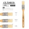 Escoda Clasico Series 2360 Artist Oil & Acrylic Paint Brush, Chungking Hog Bristle, Flat Mottler, Size 21 view 3