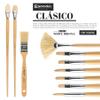 Escoda Clasico Series 2360 Artist Oil & Acrylic Paint Brush, Chungking Hog Bristle, Flat Mottler, Size 21 view 4