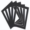 Frame Company Pack of 10 Passe-partouts 12x10 for Image Size 8x6 Black view 1