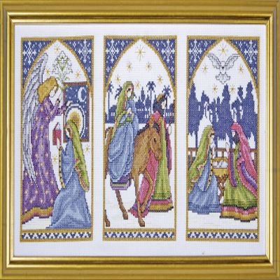 Nativity Windows Counted Cross Stitch Kit