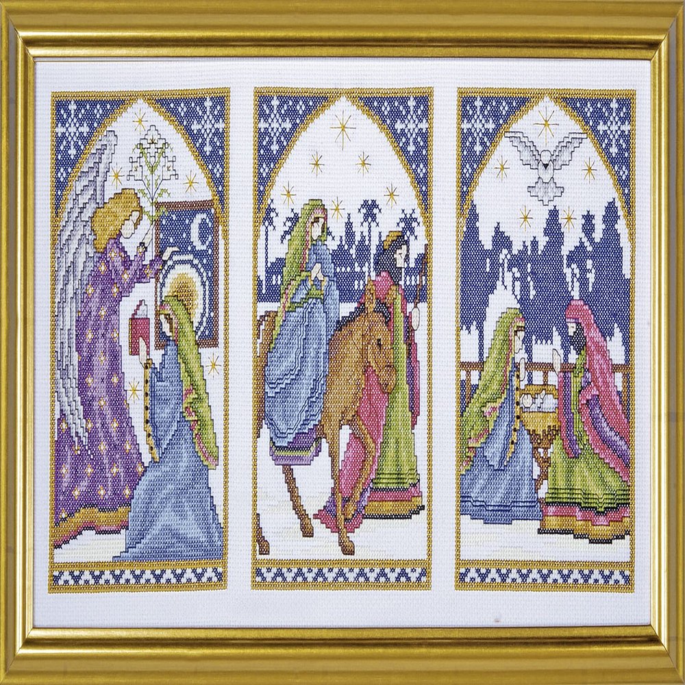 Nativity Windows Counted Cross Stitch Kit