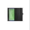 Creative Mark Hard Leather Bound Sketchbook [160 Pages - 8.5 x 11], Black Embossed Leatherette Journal, Acid-Free Paper, Perfect for Dry Media, Drawing with Elastic Pen Loop & Page Keeper Ribbon view 1