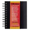 Creative Mark Double Wire Spiral Bound Field Sketch Book [160 Pages - 4 x 6], Black Embossed Leatherette Journal, Light Cream Acid-Free Paper, Perfect for Dry Media and Drawing view 1
