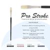 Creative Mark Pro Stroke Premium White Chungking Hog Bristle Artist Paint Brush - Flat # 8 - Natural Bristle Brush w/Great Control Suitable for Oils, Watercolors, Acrylics, Alkyds, Caseins view 2