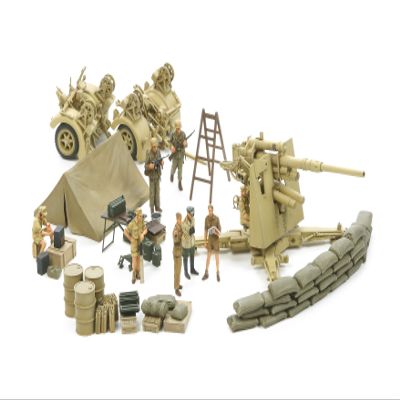 Flak 37 88mmGerman Gun Siege of Tobruk 1/48 Tamiya