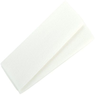 Melissa Frances 4-Pack Vintage Crepe Decorative Paper Sheets, 9.8 by 49.2-Inch, White/Cream