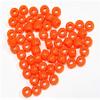 JOLLY STORE Crafts - Neon Orange Beads, Easy-to-Use Pony Beads for Bracelets, Art, Craft Decorations & More, 9 x 6 mm, Crafted in The USA, Neon Orange, 500 pcs (Pack of 1) view 1