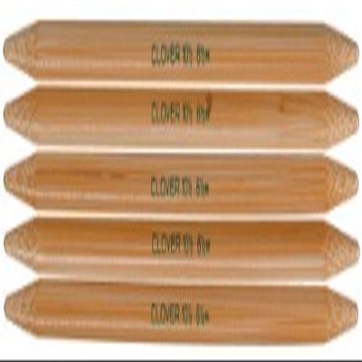 Clover Bamboo Knitting Needle Dbl Point 5pc 7 in. 4 (SOLD in PACK of 3)
