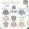 Misses And Mens Shirt McCalls Sewing Pattern #8575. (Size: 38,40) view 1