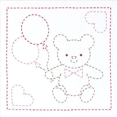 Orimupasu made quilting kit bear SK-281 (japan import)
