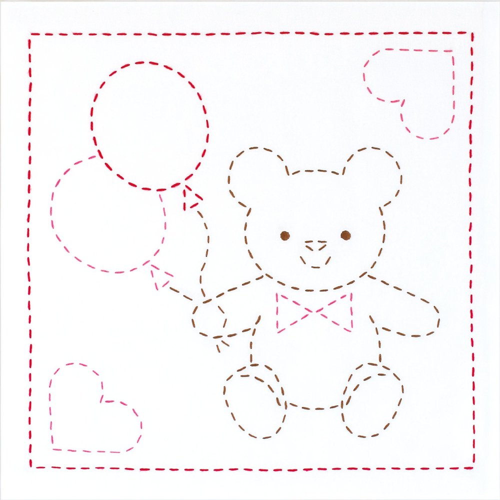 Orimupasu made quilting kit bear SK-281 (japan import)