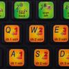 New DJ-1800 Keyboard Stickers Shortcut view 1