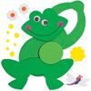 Fun Express Frog Shaped Doorknob Hanger Craft Kit - Makes 12 - Crafts for Kids view 3