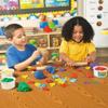Fun Express 9" Classic Wood Dough Rollers with Red Handles for Kids - Perfect for Play Clay and Dough Activities - Small - 6 Pieces view 4