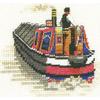 Heritage Counted Cross Stitch kit Aida Traditional Narrow Boat (A), NBTN945-A, 9,5x8,5cm, DIY view 1