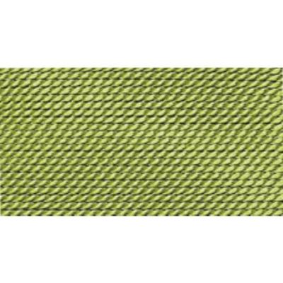 100% Silk Beading Thread, Jade Green, Size 1, 10 Pack | BDC-244.01