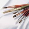 Namurataiseidou Oil Painting Brush, HK, No. 4, Flat view 2