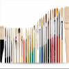 Namurataiseidou Oil Painting Brush, HK, No. 4, Flat view 3