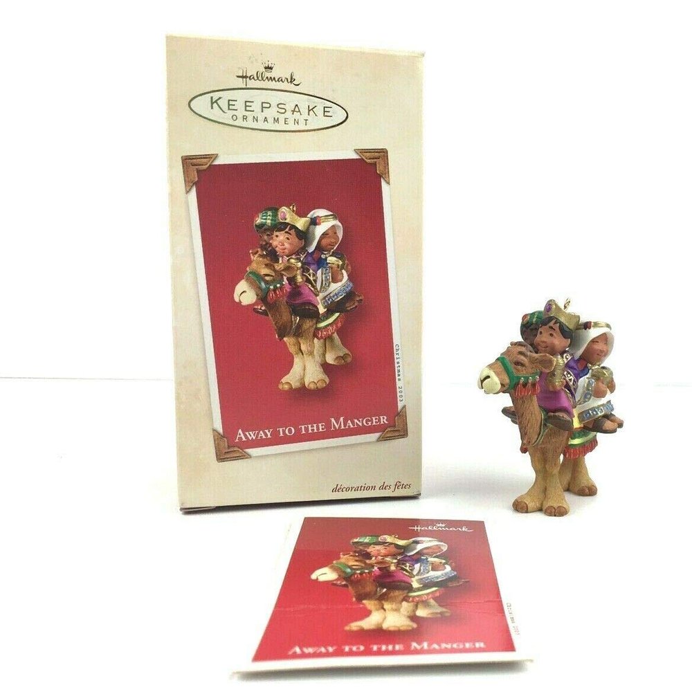 AWAY TO THE MANGER - HALLMARK ORNAMENT