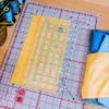 TrueCut Rectangle 12.5 "x 6.5" Quilting Ruler with Track and Guide for Straight Cuts - Innovative Quilting and Sewing Ruler for Accurate Fabric Cuts with 1/8th Measurements view 2