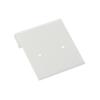 JewelrySupply Earring Cards 1x1 White Ribbed (Pack 100) Earring Jewelry Display view 1