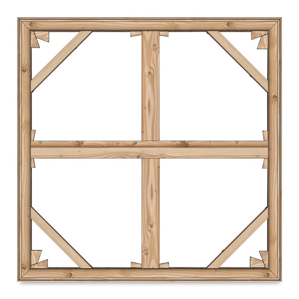 Masterpiece Elite Heavy Duty B2 Custom Stretcher Frame Kit, 54-Inch by 54-Inch