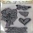 Tim Holtz Visual Artistry Collection Stampers Anonymous - Heartfelt - Unmounted Rubber Stamp Set