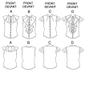 BUTTERICK PATTERNS B5464 Misses' Blouse, Size AA (6-8-10-12) view 2