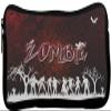 Rikki Knight Zombies Grey Silhouettes on Red Design Neoprene Pencil Case (pc1508) view 1