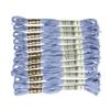 DMC 6-Strand Embroidery Cotton Floss, Medium Grey Blue view 1