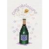 Champagne Greeting Card Kit - Cross Stitch Kit view 1