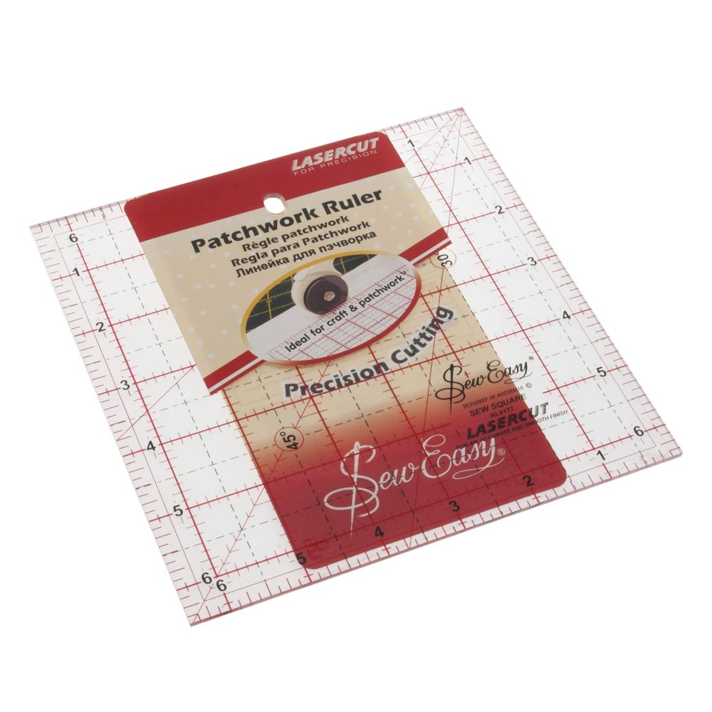 Sew Easy NL4177 Acrylic Quilting Ruler 6 square Sewing/Patchwork/Papercraft by Sew Easy