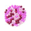 Glorex Wood Bead 28ST Mix Wood, 10 x 8.5 x 1 cm Pink view 1