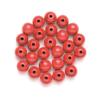 Glorex 6 1653 005 Wooden Beads Pack of 80, Carmine Red, 11 x 8.5 x 1 cm view 1
