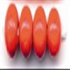 Glorex 6 1653 005 Wooden Beads Pack of 80, Carmine Red, 11 x 8.5 x 1 cm view 2