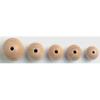Glorex Raw Wood Ball, Wood, Natural, 10mm (42St) view 1