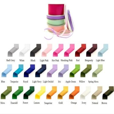 Papilion R074200090156100Y .38 in. Grosgrain Ribbon 100 Yards - Hot Pink