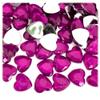 The Crafts Outlet 144pc Rhinestones Heart 14mm - Flatback Ruby Red RED view 2