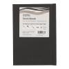SEAWHITE Black Cloth Cover Sketchbook 140gsm Portrait A6 view 1