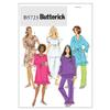 BUTTERICK PATTERNS B5723 Misses' Robe, Belt, Top, Gown and Pants, Size ZZ (LRG-XLG-XXL) view 1