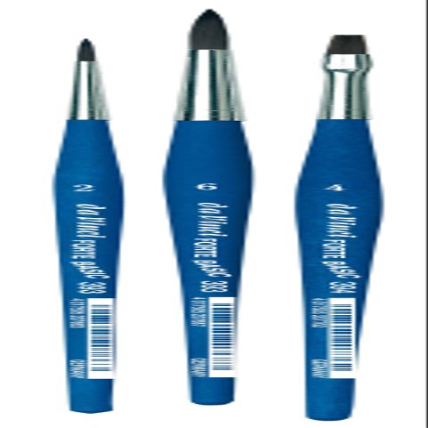 da Vinci Student Series 3505 Forte Student/Beginner Paint Brush Set, Synthetic with Blue Handle, 3 Brushes