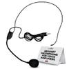 Voicebooster Speak Out Headset Microphone Lightweight Adjustable Boom Mic with Feedback Control - 3.5mm Plug for Voice Amplifiers for Public Speaking, Classroom Teaching, Tour Guiding view 1