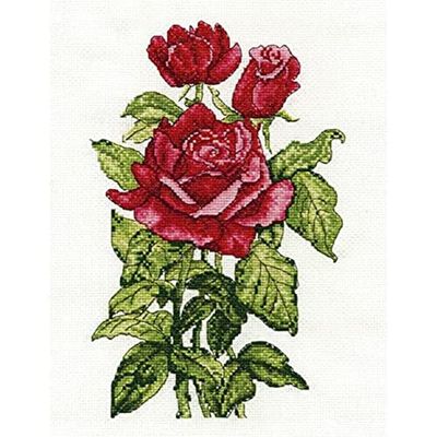 DMC Cross Stitch Kit - Flowers - Roses
