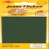 Kleiber 17 x 15 cm Denim Jeans Repair Patch, Olive Green view 1