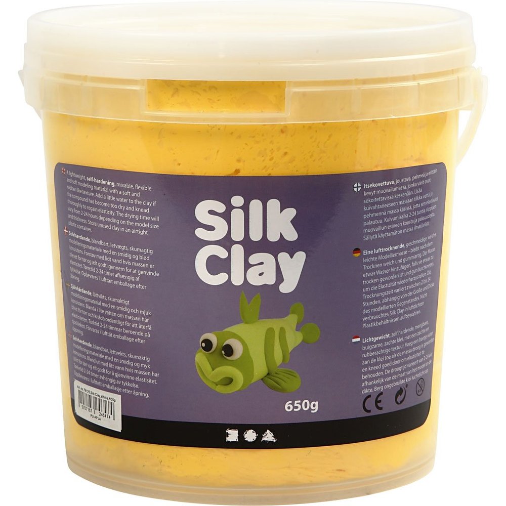 Silk Clay, Yellow, 650g