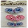 New Jolee's Boutique Dimensional Stickers leatherettes Funky Butterflies view 2