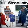 MISSES LINED COAT IN 2 LENGTHS WITH DETACHABLE HOOD SIZES PT-XL (6-24) EASY TO SEW SIMPLICITY 7457 view 1