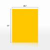 LUXPaper 8.5" x 11" Cardstock | Letter Size | Sunflower Yellow | 100lb. Cover (183lb. Text) | 250 Qty view 2